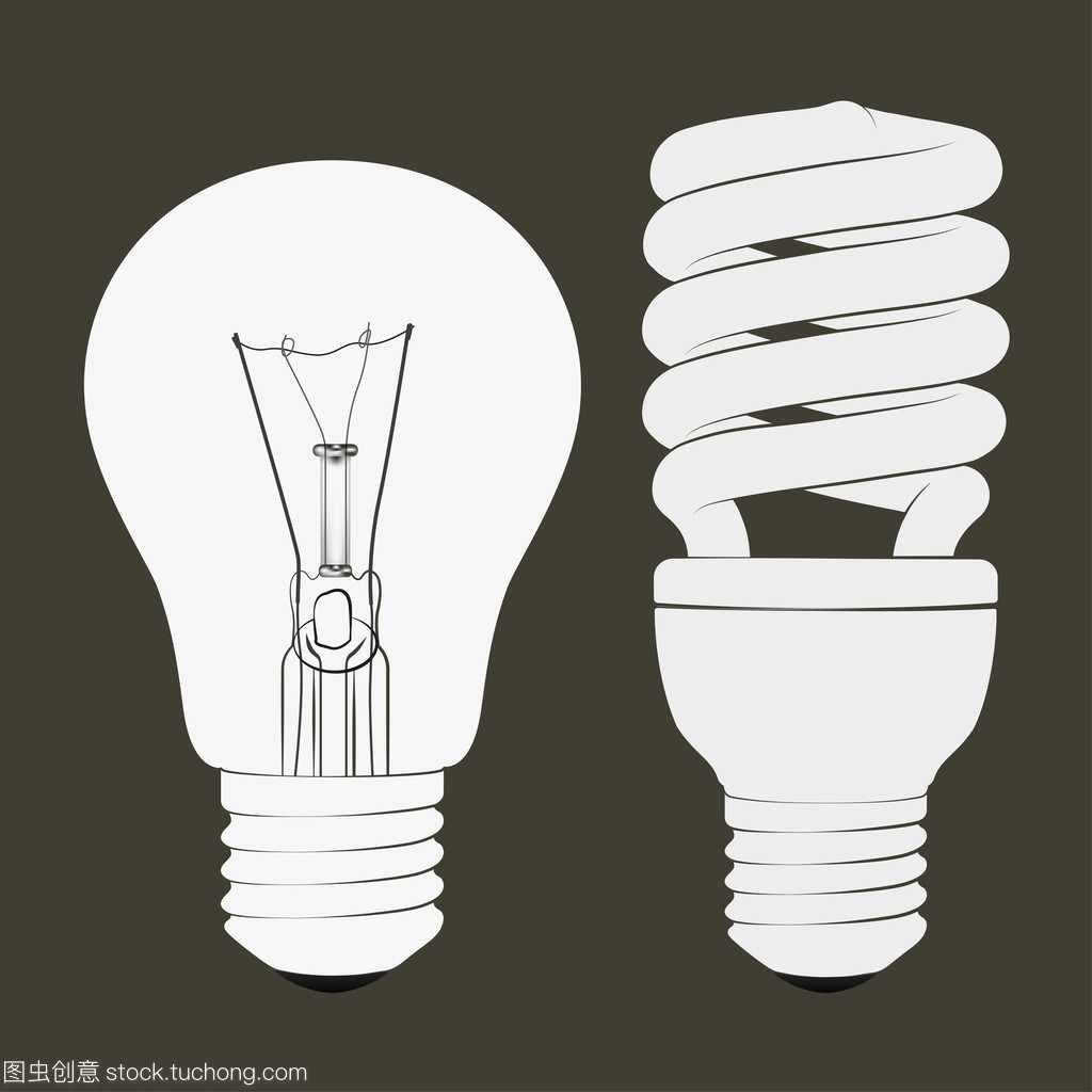 白熾燈和熒光燈節能燈泡